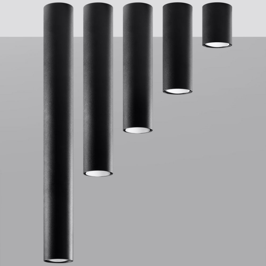 Bodové svítidlo LAGOS 1xGU10/10W/230V 20 cm černá
