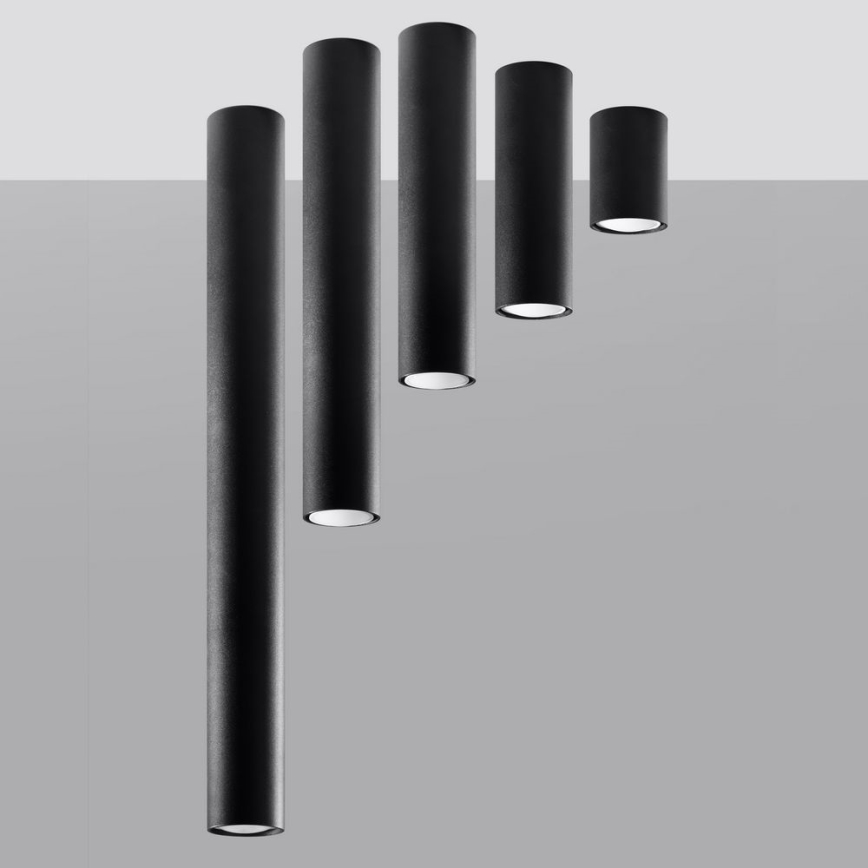 Bodové svítidlo LAGOS 1xGU10/10W/230V 20 cm černá
