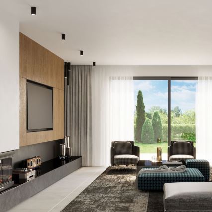 Bodové svítidlo LAGOS 1xGU10/10W/230V 40 cm černá