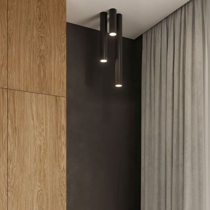 Bodové svítidlo LAGOS 1xGU10/10W/230V 40 cm černá
