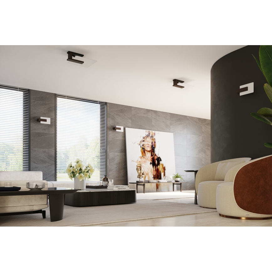 Stropní svítidlo LAPPO 2xE27/15W/230V wenge