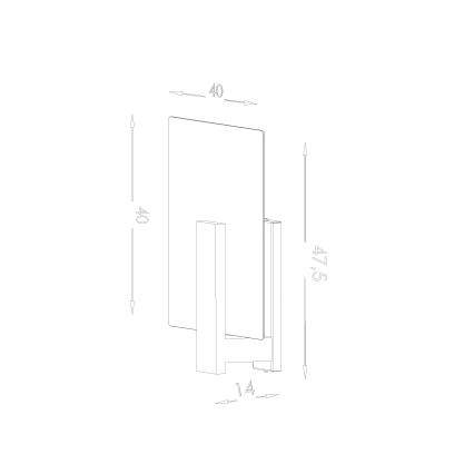 Stropní svítidlo LAPPO 2xE27/15W/230V wenge