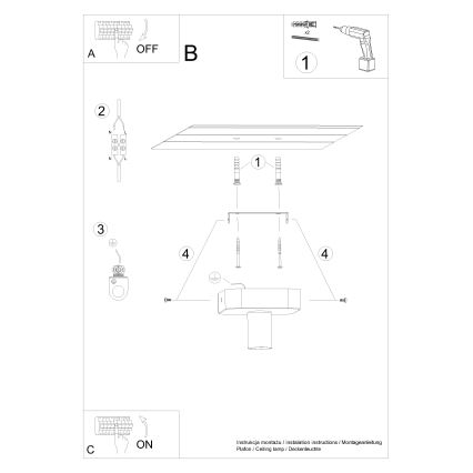 Bodové svítidlo TAVO 1xE27/15W/230V beton