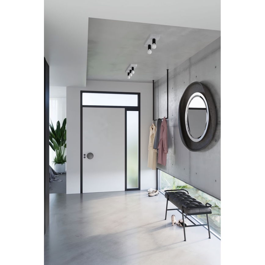Bodové svítidlo TAVO 3xE27/15W/230V beton