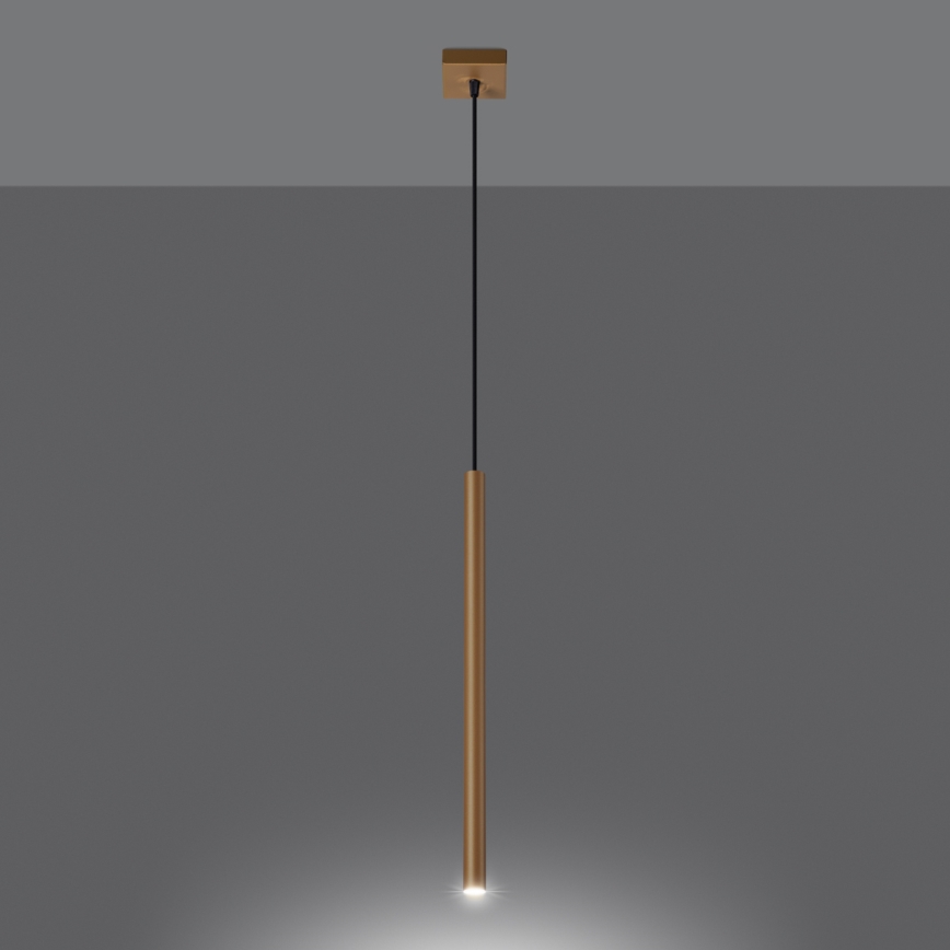Lustr na lanku PASTELO 1xG9/8W/230V zlatá