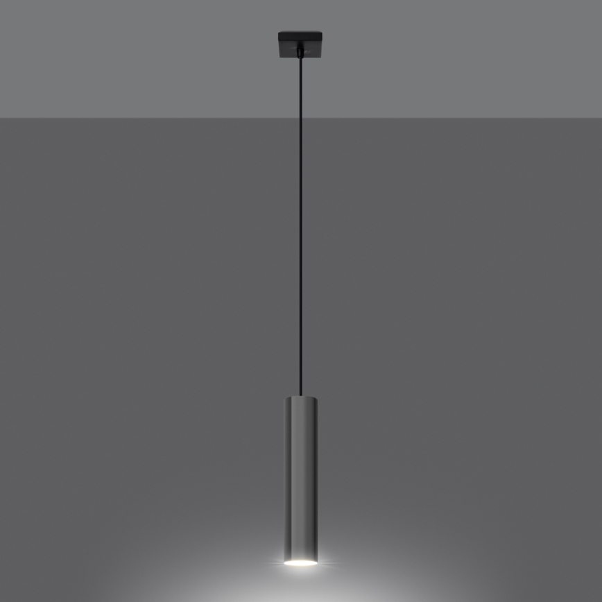 Lustr na lanku LAGOS 1xGU10/10W/230V lesklý chrom