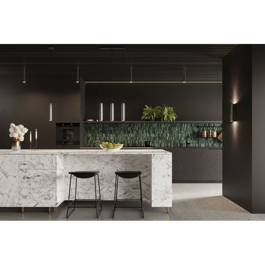 Lustr na lanku LAGOS 1xGU10/10W/230V lesklý chrom