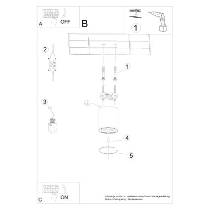 LED Bodové svítidlo ZOE LED/9W/230V černá