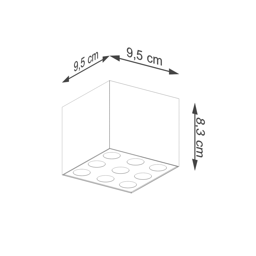 LED Bodové svítidlo OZZY LED/16W/230V černá