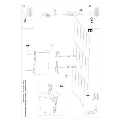 LED Bodové svítidlo SOLE LED/11W/230V černá