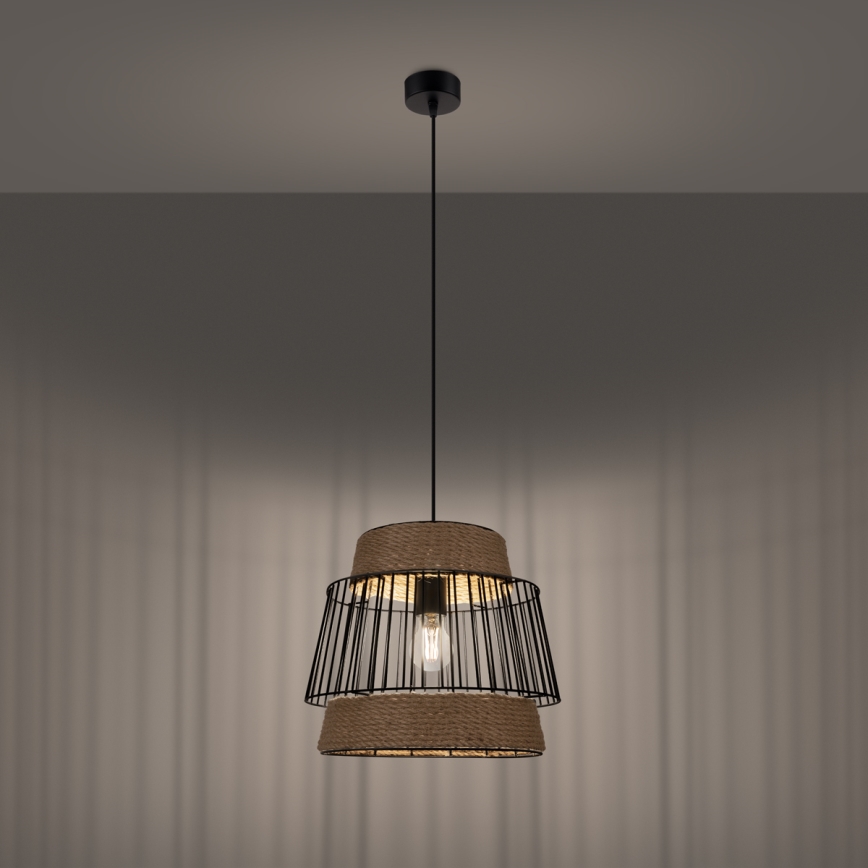 Lustr na lanku BRILO 1xE27/15W/230V