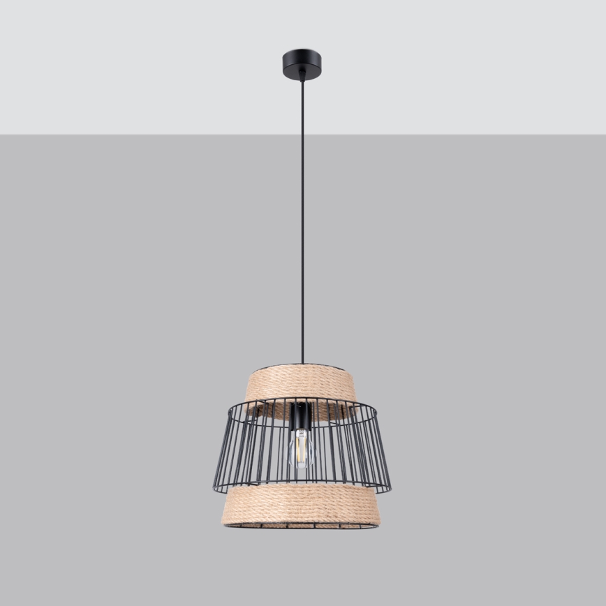 Lustr na lanku BRILO 1xE27/15W/230V