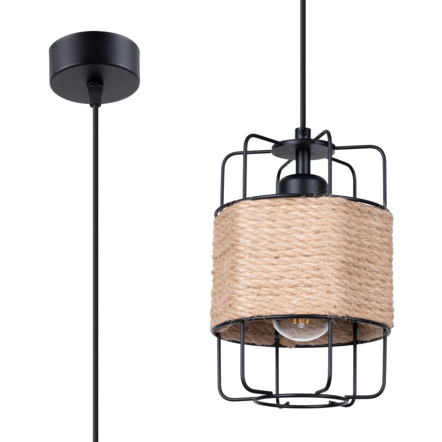 Lustr na lanku GIZUR 1xE27/15W/230V