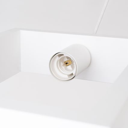 Lustr na lanku ARIES 1xE27/15W/230V buk/bílá