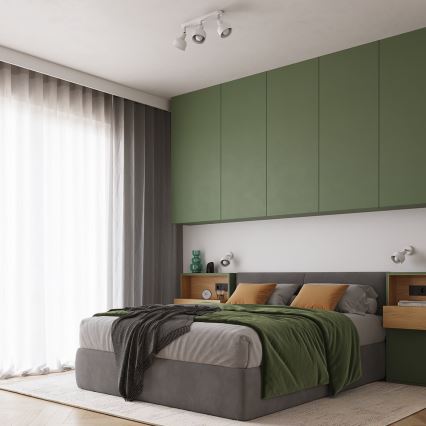 Bodové svítidlo ELBA 3xE27/15W/230V bílá
