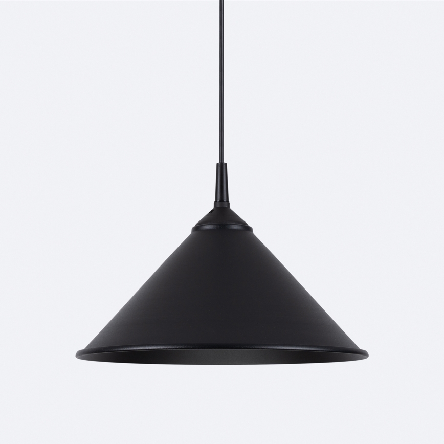 Lustr na lanku ZUMA 1xE27/15W/230V pr. 30 cm černá