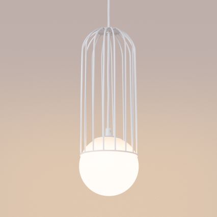 Lustr na lanku BRINA 1xG9/8W/230V bílá