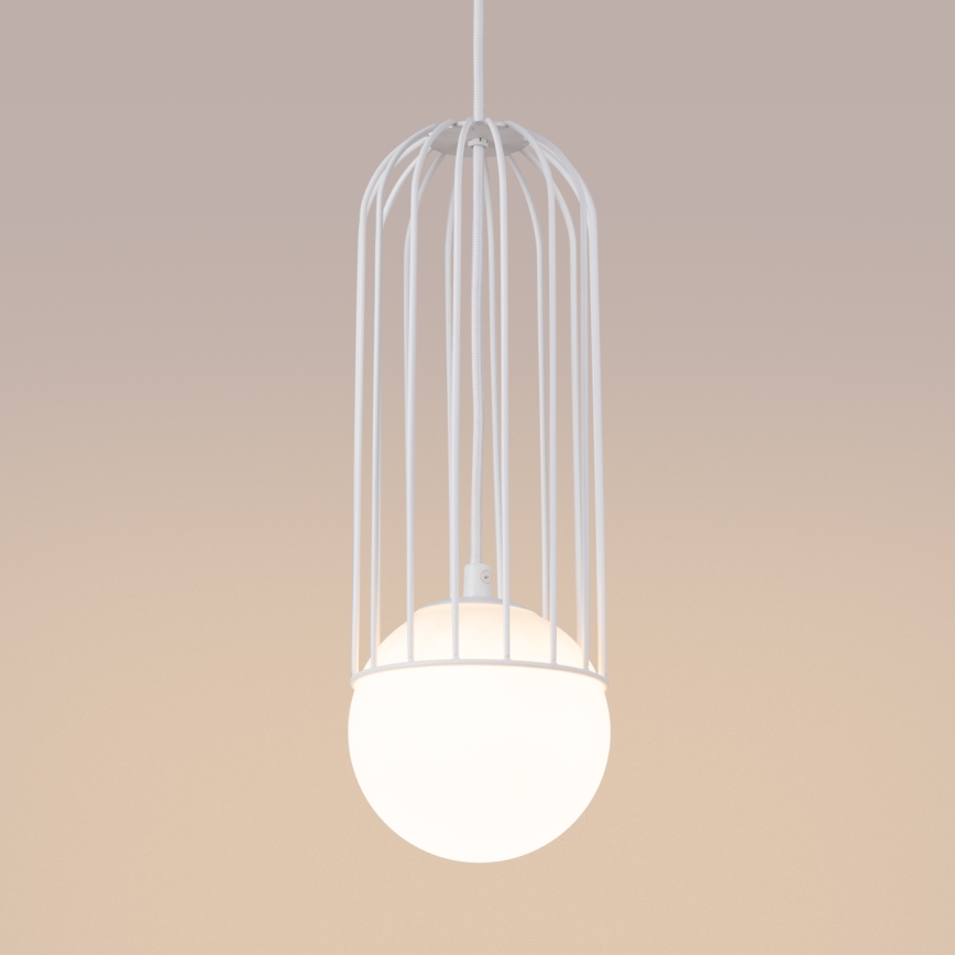 Lustr na lanku BRINA 1xG9/8W/230V bílá
