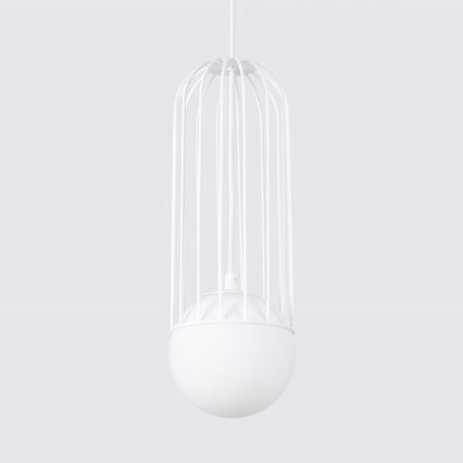 Lustr na lanku BRINA 1xG9/8W/230V bílá