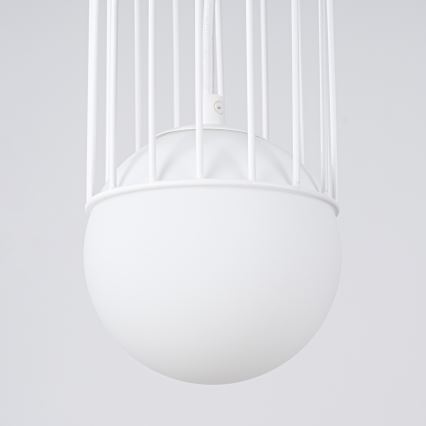 Lustr na lanku BRINA 1xG9/8W/230V bílá