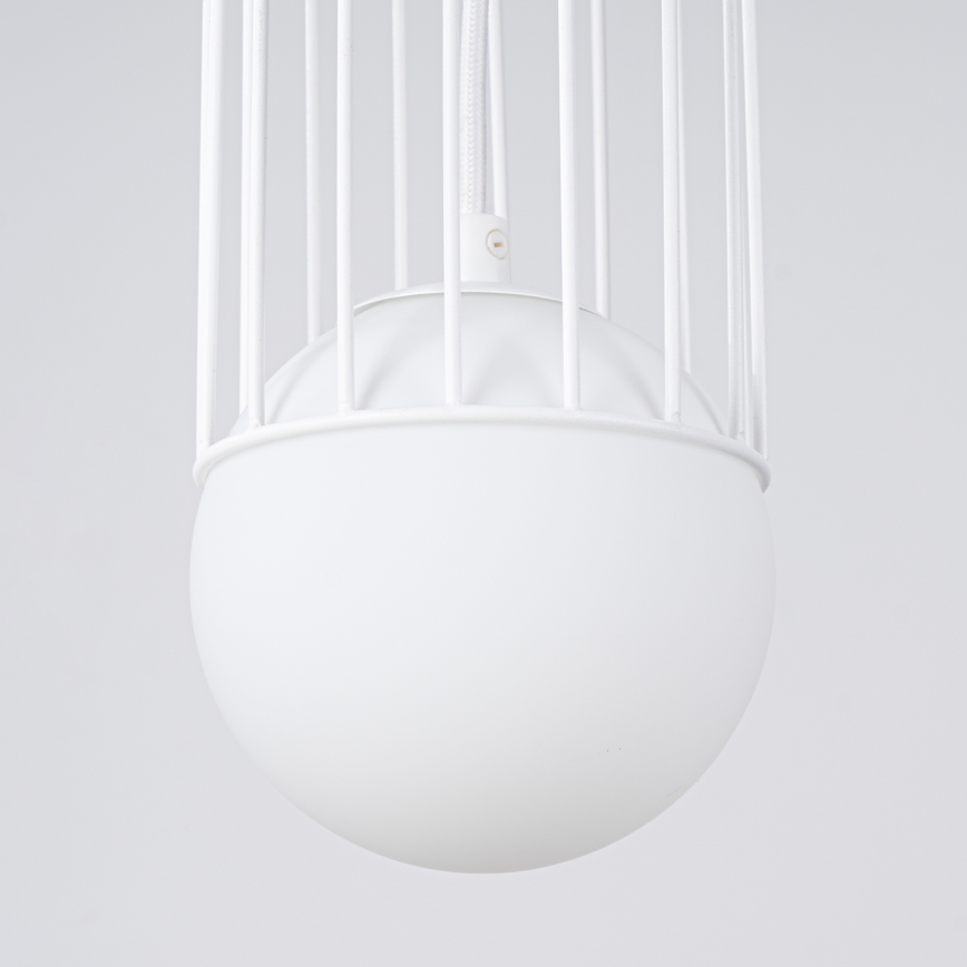 Lustr na lanku BRINA 1xG9/8W/230V bílá