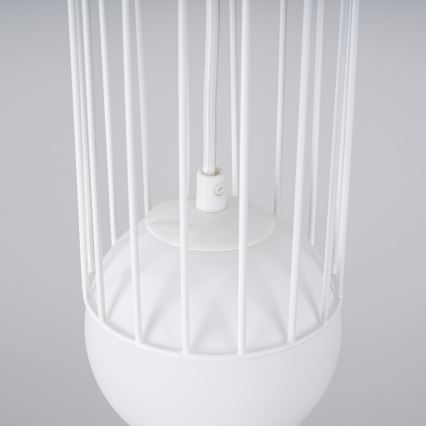Lustr na lanku BRINA 1xG9/8W/230V bílá