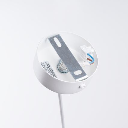 Lustr na lanku BRINA 1xG9/8W/230V bílá