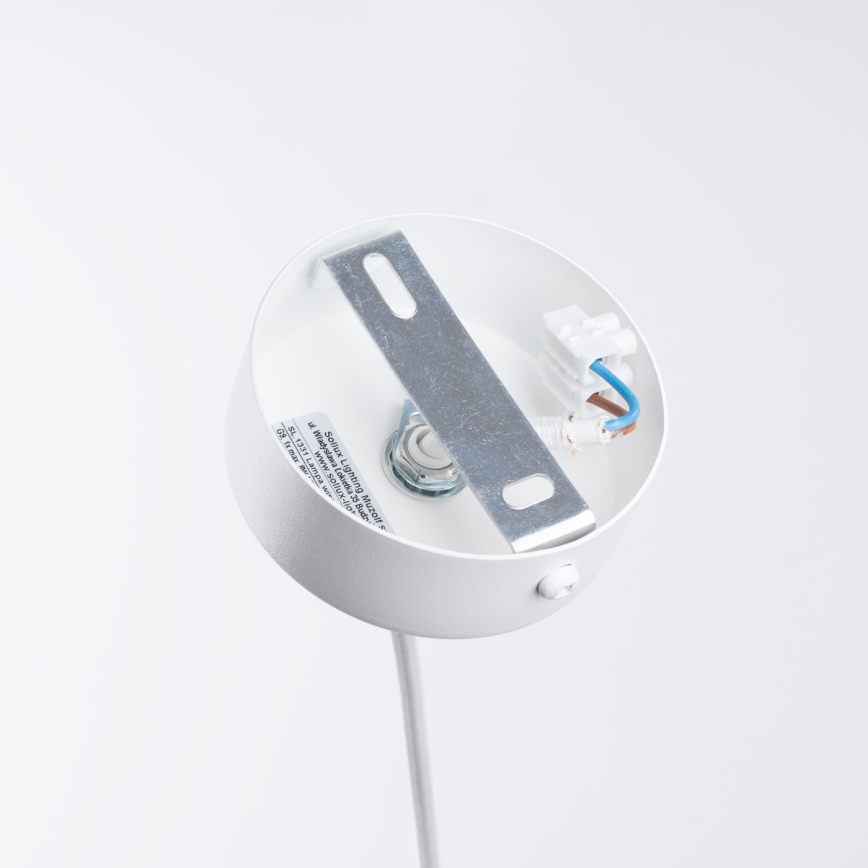 Lustr na lanku BRINA 1xG9/8W/230V bílá
