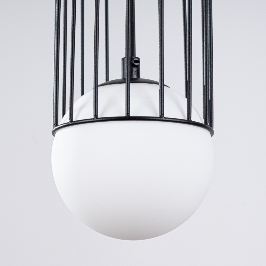 Lustr na lanku BRINA 1xG9/8W/230V černá