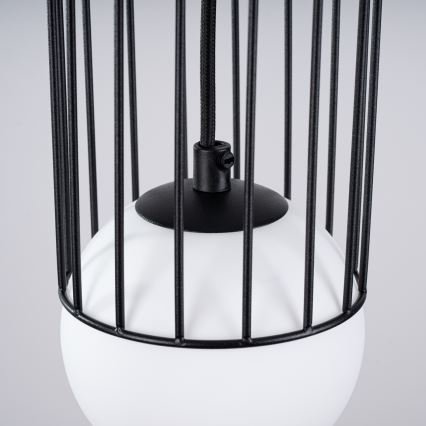 Lustr na lanku BRINA 1xG9/8W/230V černá