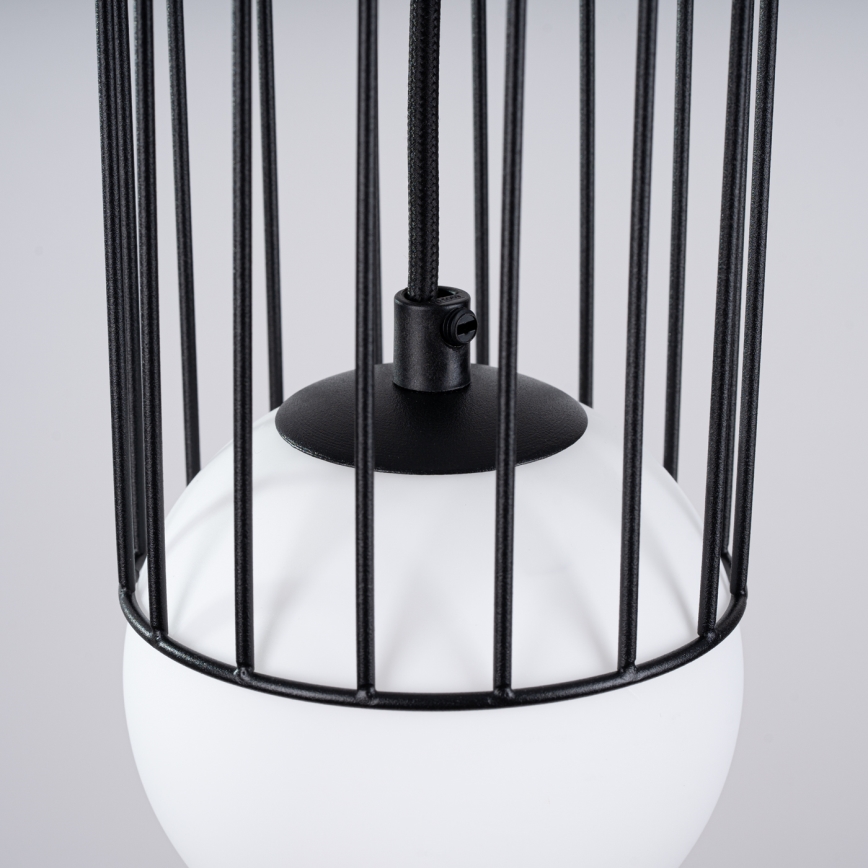 Lustr na lanku BRINA 1xG9/8W/230V černá