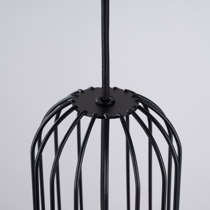 Lustr na lanku BRINA 1xG9/8W/230V černá