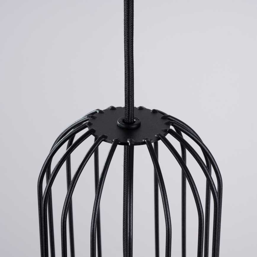 Lustr na lanku BRINA 1xG9/8W/230V černá