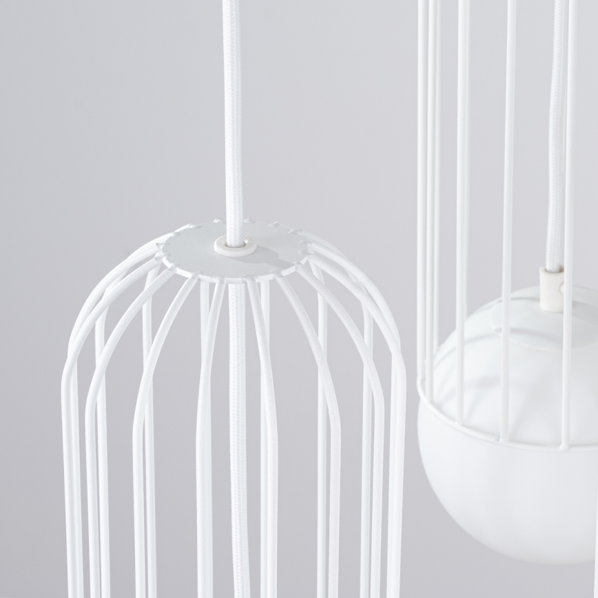Lustr na lanku BRINA 3xG9/8W/230V bílá