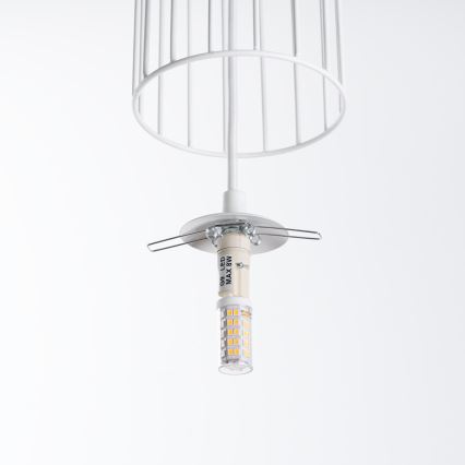 Lustr na lanku BRINA 3xG9/8W/230V bílá