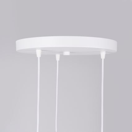 Lustr na lanku BRINA 3xG9/8W/230V bílá