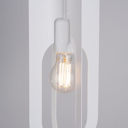 Lustr na lanku NICUS 1xE27/15W/230V bílá