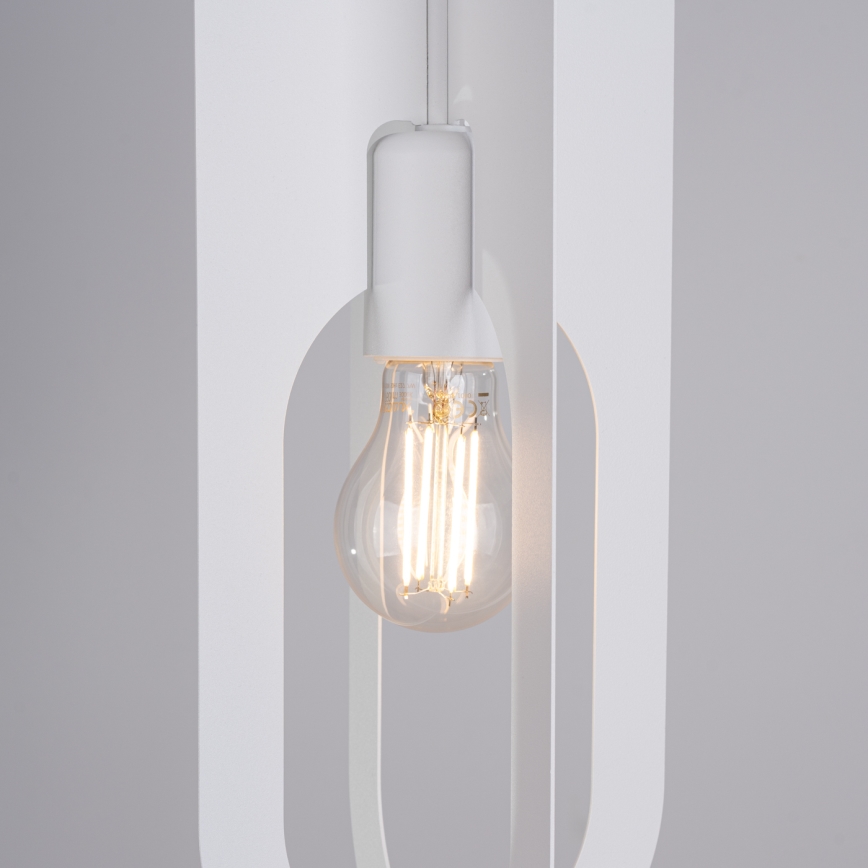 Lustr na lanku NICUS 1xE27/15W/230V bílá