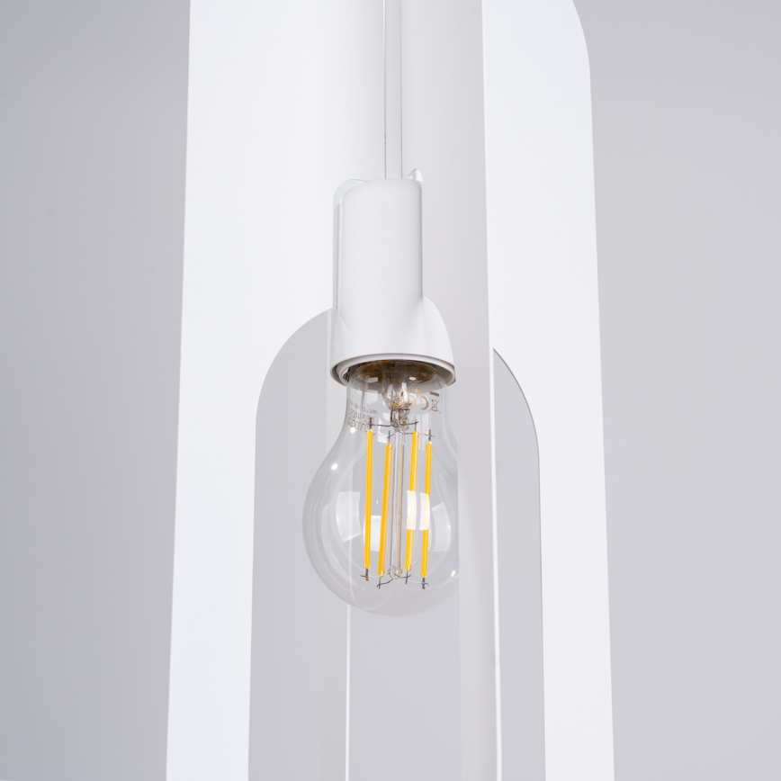 Lustr na lanku NICUS 1xE27/15W/230V bílá