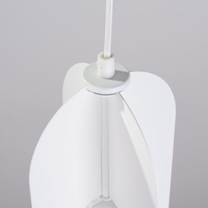 Lustr na lanku NICUS 1xE27/15W/230V bílá