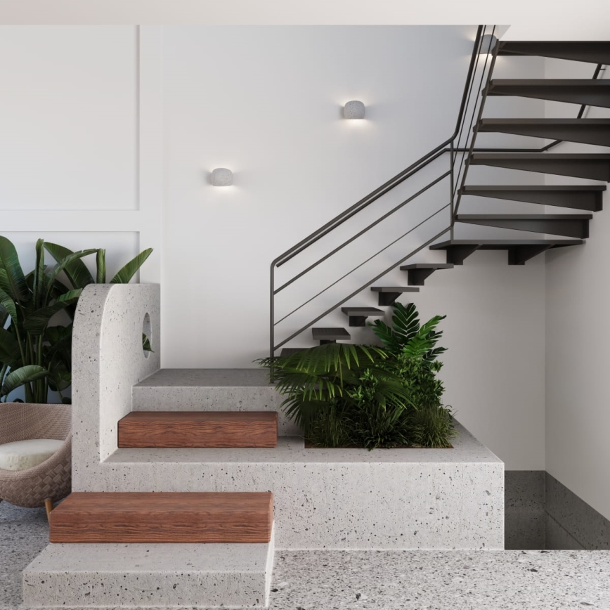 Nástěnné svítidlo GLOBE 2xG9/8W/230V beton/šedá