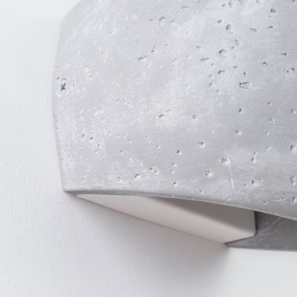 Nástěnné svítidlo GLOBE 2xG9/8W/230V beton/šedá