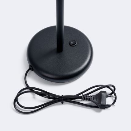 Stolní lampa WINX 1xGU10/10W/230V černá/lesklý chrom