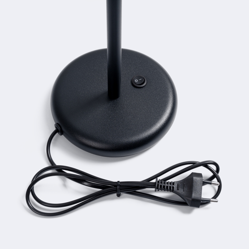 Stolní lampa WINX 1xGU10/10W/230V černá/lesklý chrom