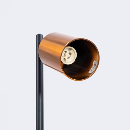 Stolní lampa WINX 1xGU10/10W/230V černá/měď