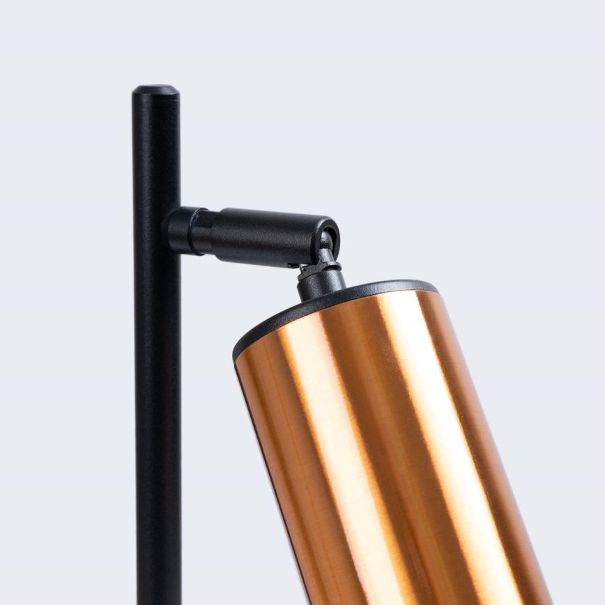 Stolní lampa WINX 1xGU10/10W/230V černá/měď