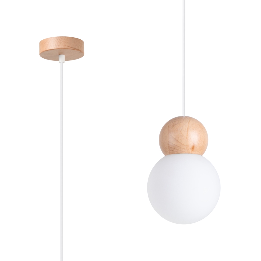 Lustr na lanku PEKKA 1xG9/8W/230V bílá
