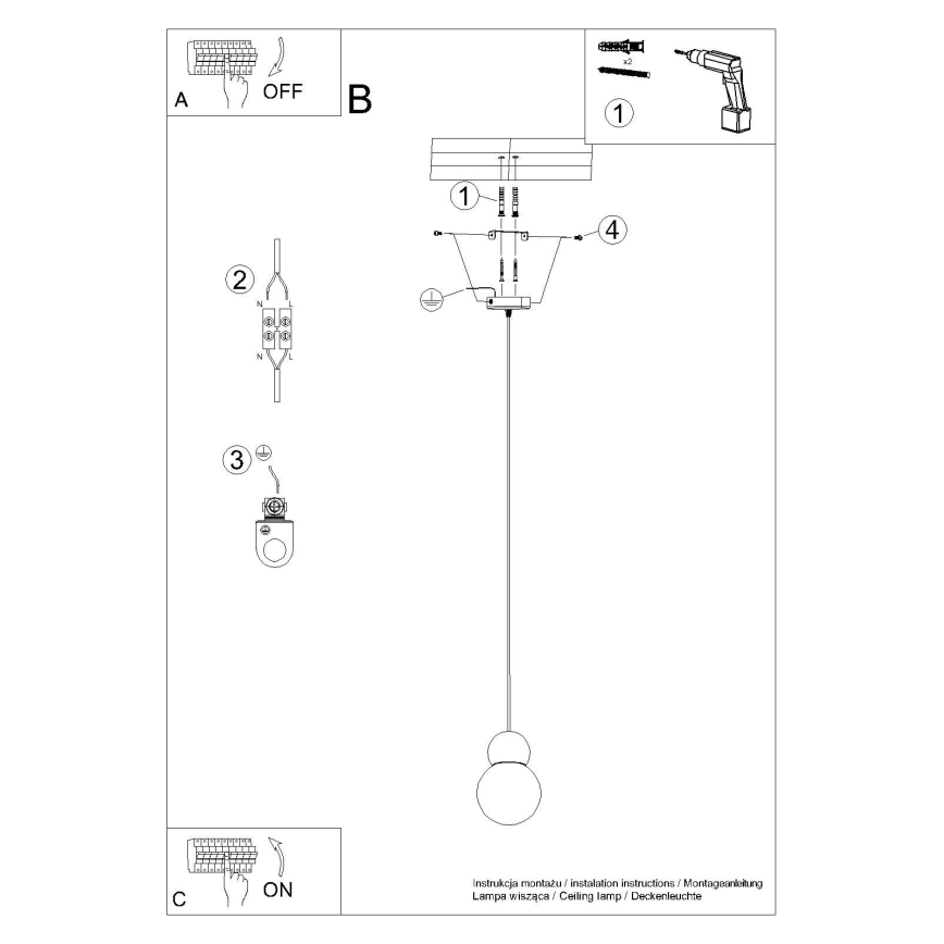 Lustr na lanku PEKKA 1xG9/8W/230V bílá
