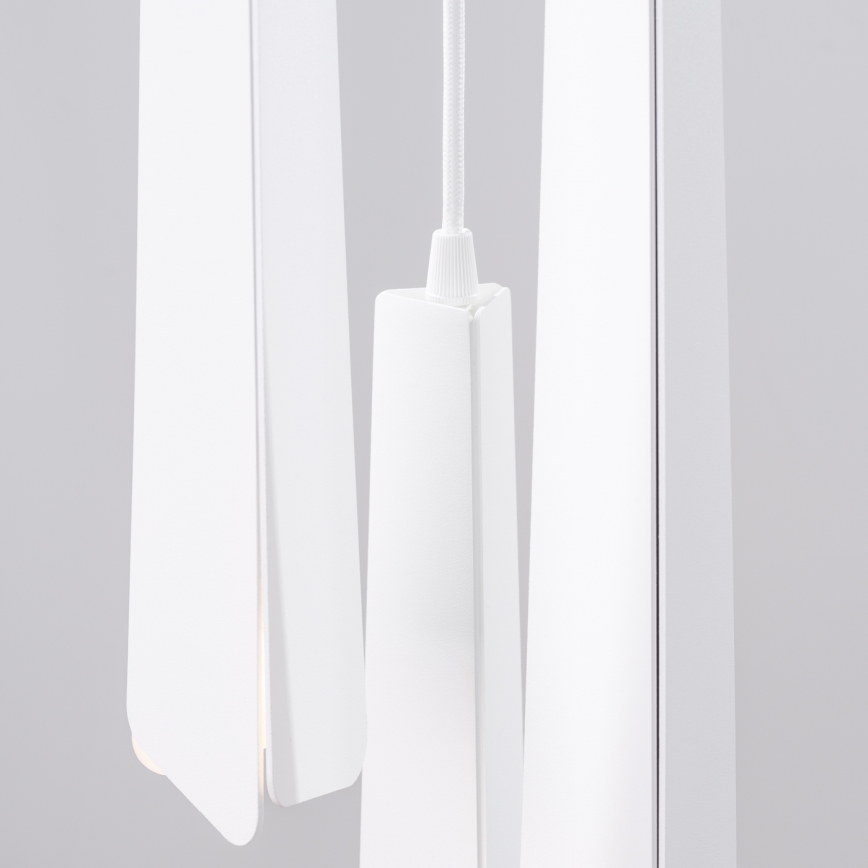 Lustr na lanku PRYSM 3xG9/8W/230V bílá