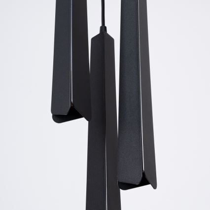 Lustr na lanku PRYSM 3xG9/8W/230V černá